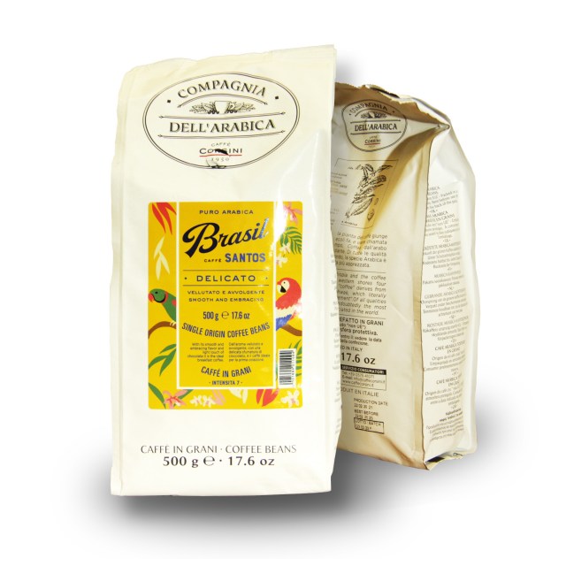 Кофе в зернах Puro Arabica Brasil Santos